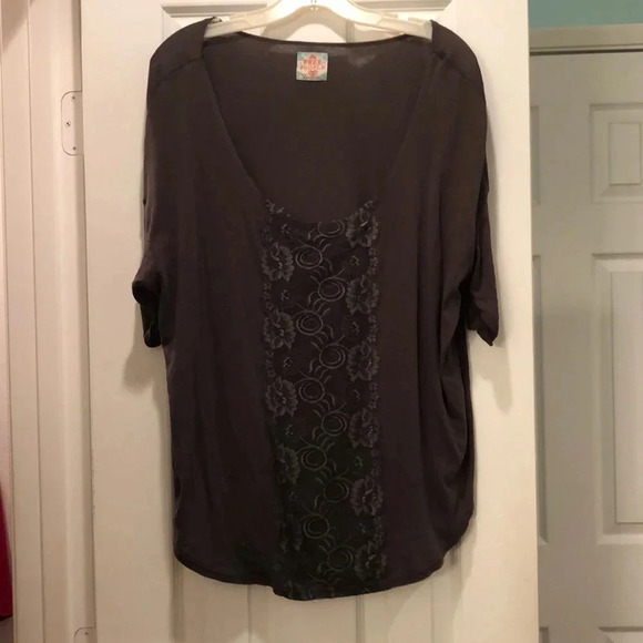 Free People Olive Green Top - Picture 1 of 5
